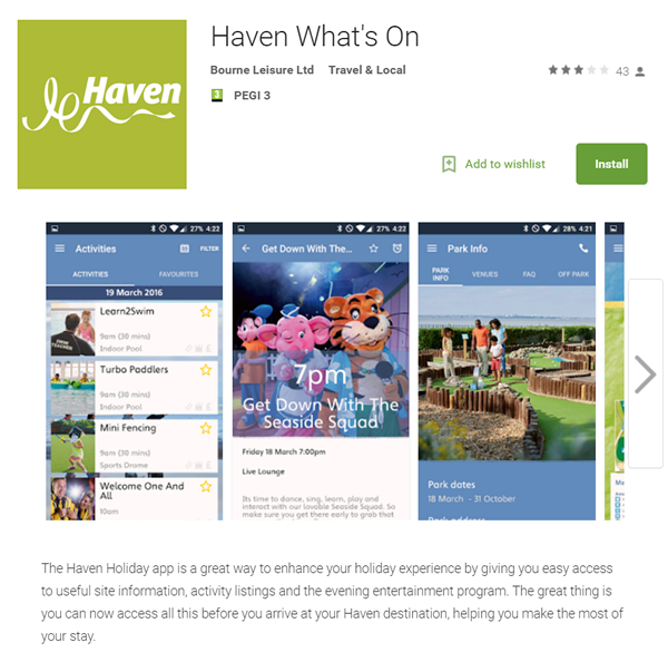 Haven What's On App